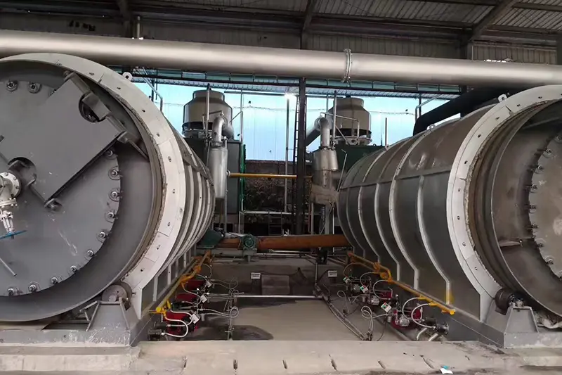 The Cases of Batch model pyrolysis plant